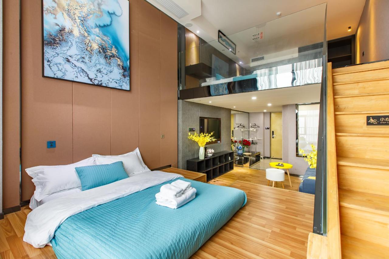 Lavendar Duplex Apartment Guangzhou Bagian luar foto
